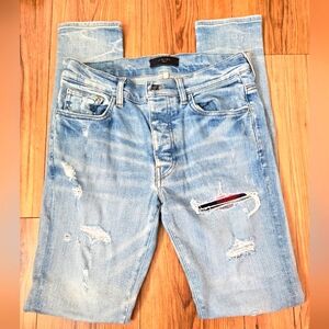 AMIRI Unisex MX1 blue Skinny jeans Size 30